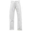 Louis Vuitton Gaston Denim Pants Cotton 100% 38 H3DP05BRZ White French Apparel Clothes Women's Clothes