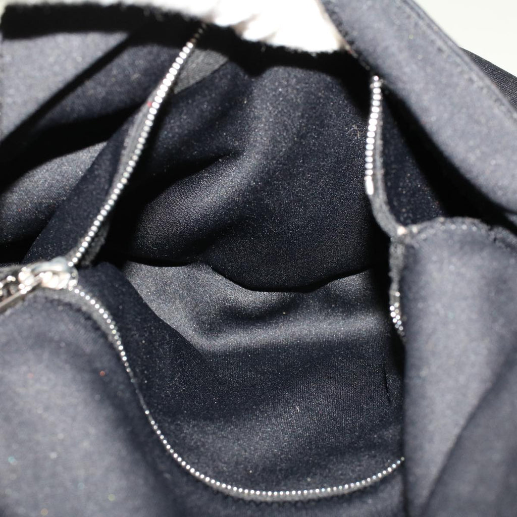 FENDI Mamma Baguette Shoulder Bag Nylon Black 45607