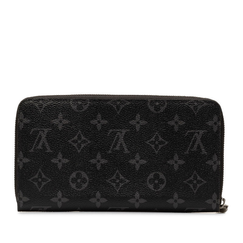 Louis Vuitton Monogram Zippie Organizer NM Roundfassner Long Wallet M82081 Eclipse Black PVC Leather  Louis Vuitton