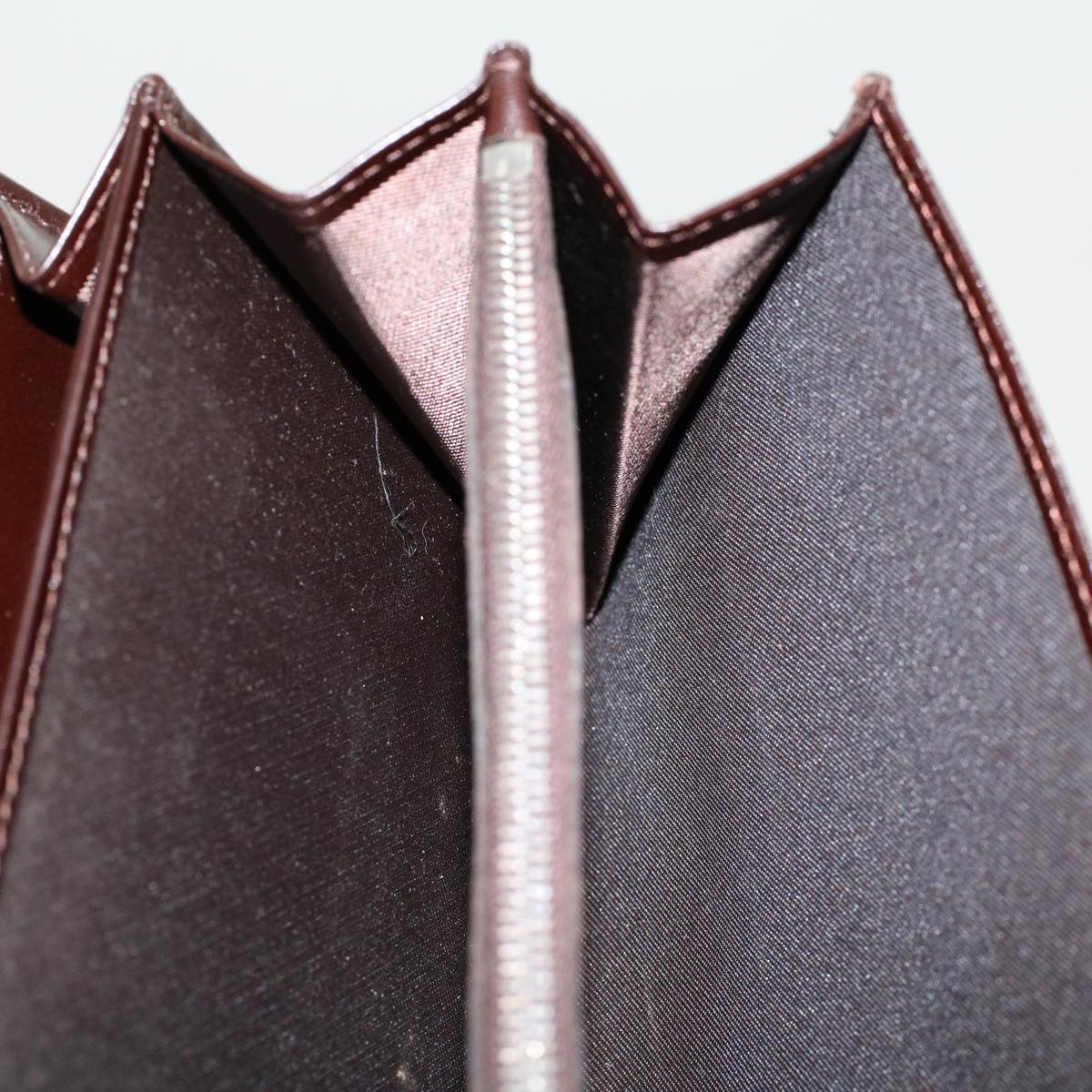 FENDI Zucca Canvas Long Wallet Black Brown 45644