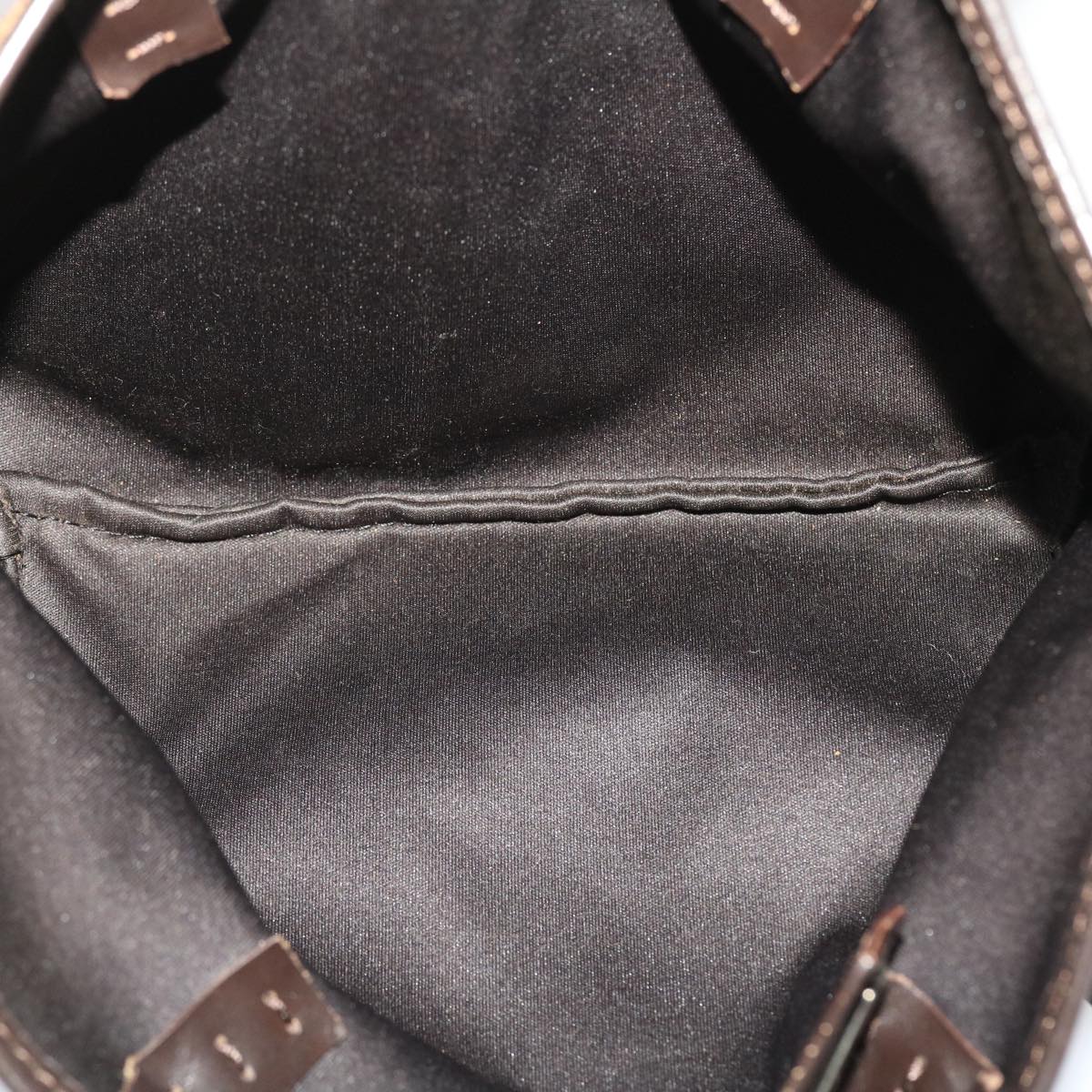 FENDI Zucca Canvas Shoulder Bag Black Brown 45705