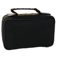 FENDI Pouch Nylon Leather Black 45724