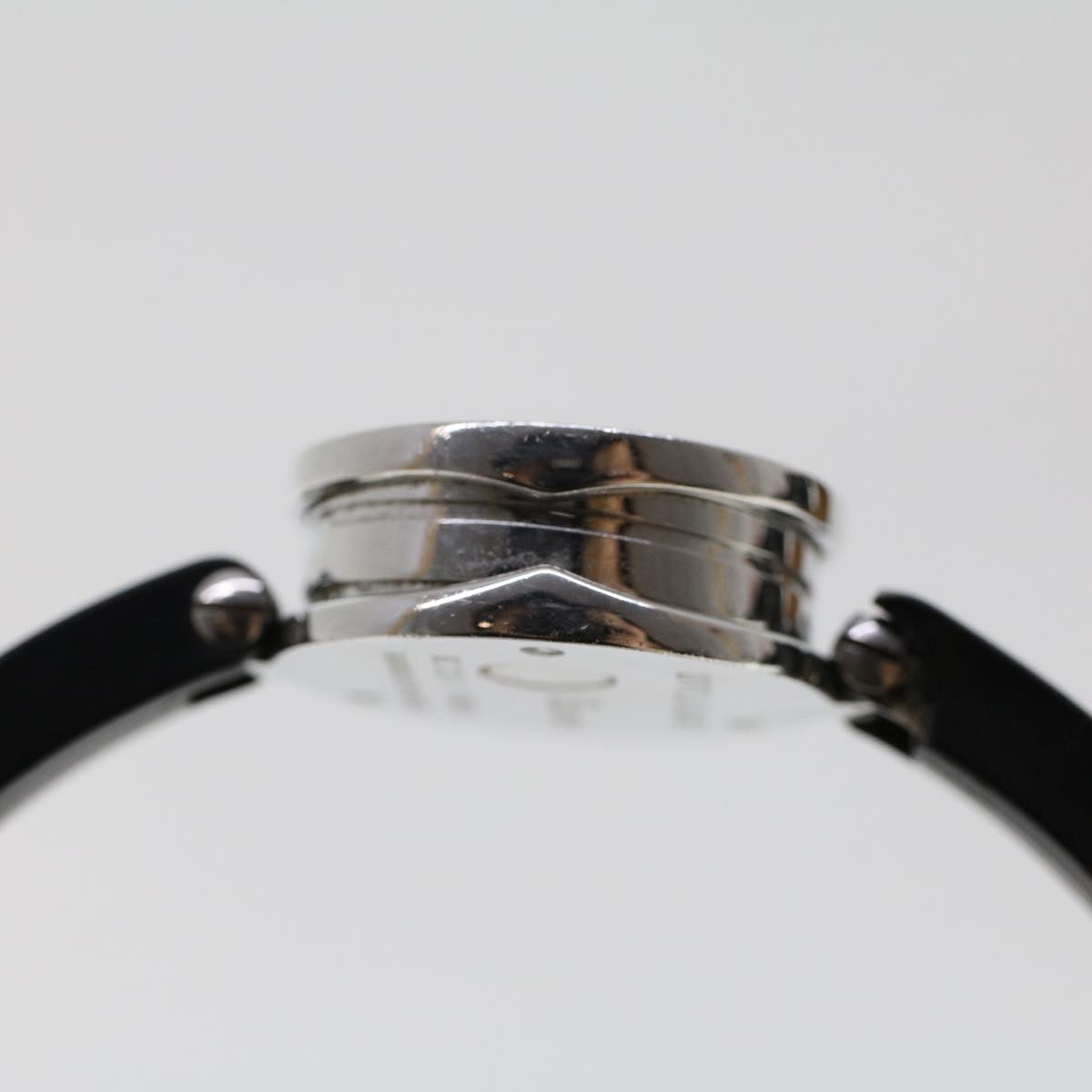BVLGARI Watches Zero One Stainless Steel Silver Black Auth 45729