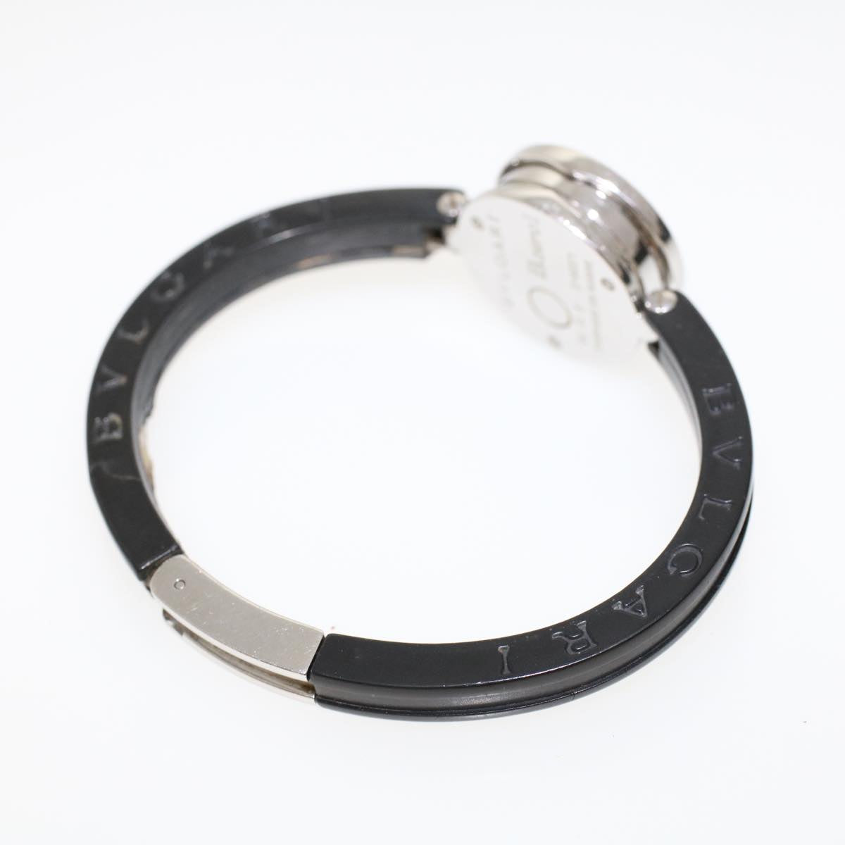 BVLGARI Watches Zero One Stainless Steel Silver Black Auth 45729