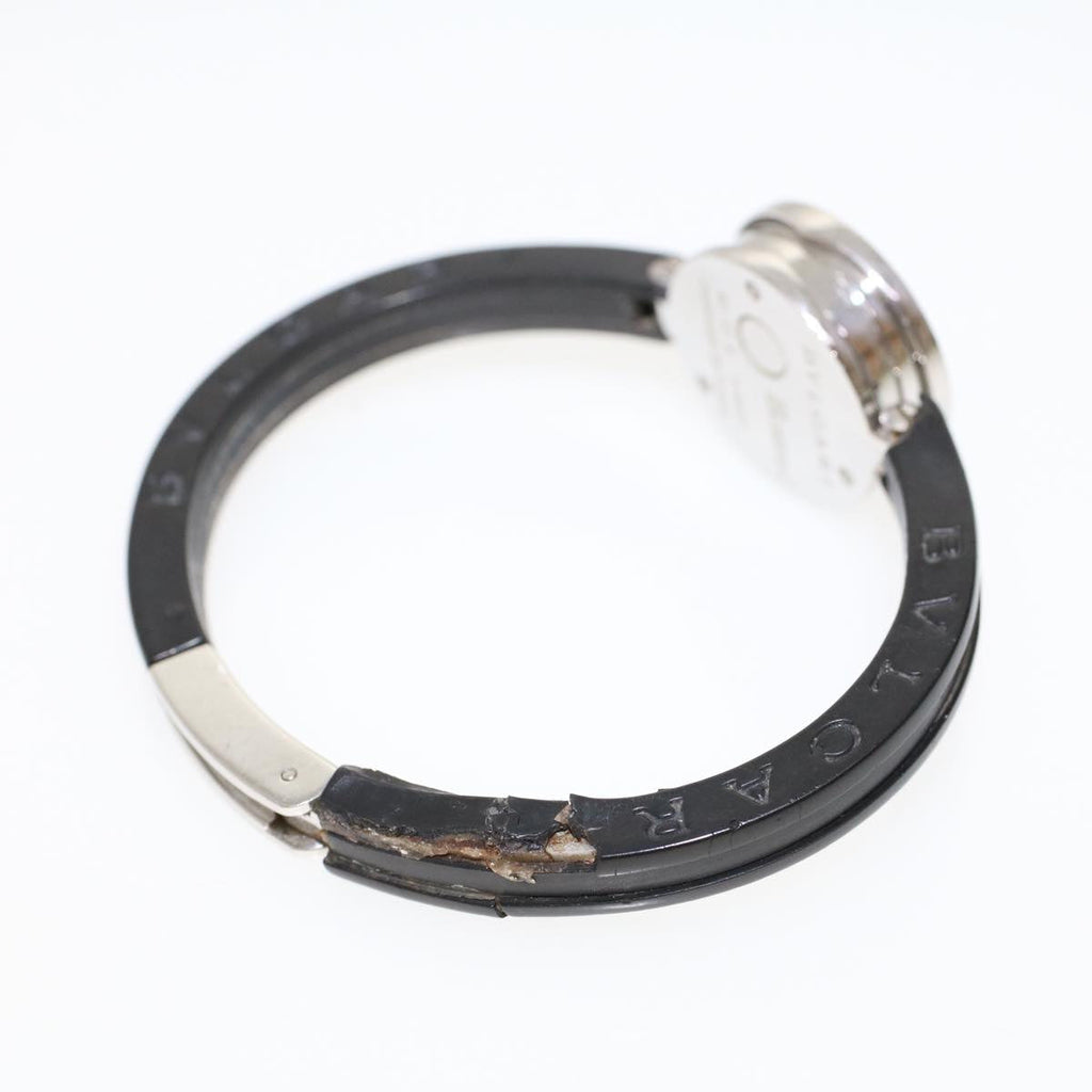 BVLGARI Watches Zero One Stainless Steel Silver Black Auth 45729