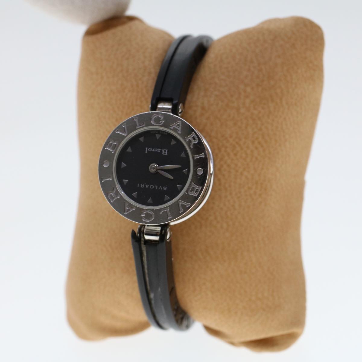 BVLGARI Watches Zero One Stainless Steel Silver Black Auth 45729