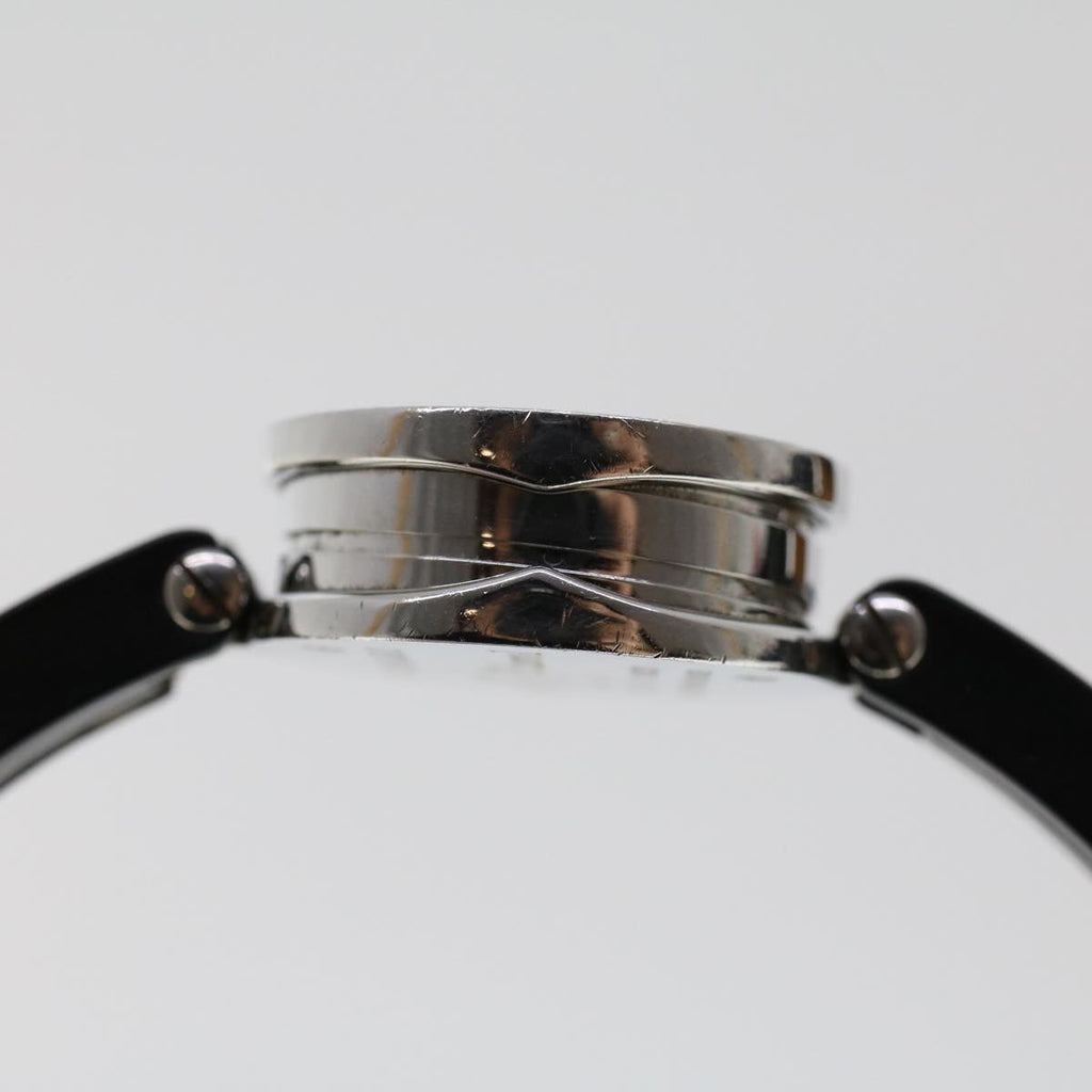 BVLGARI Watches Zero One Stainless Steel Silver Black Auth 45729