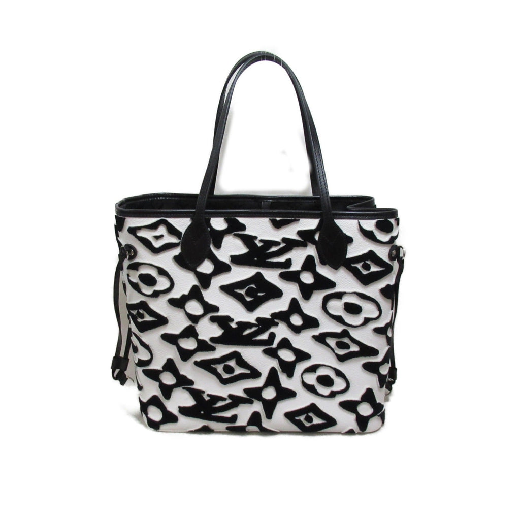 Louis Vuitton Louis Vuitton LV  UF Newark MM Tote Bag Tortoise Bag PVC Coated Canvas Monogram Tufted  White M45564