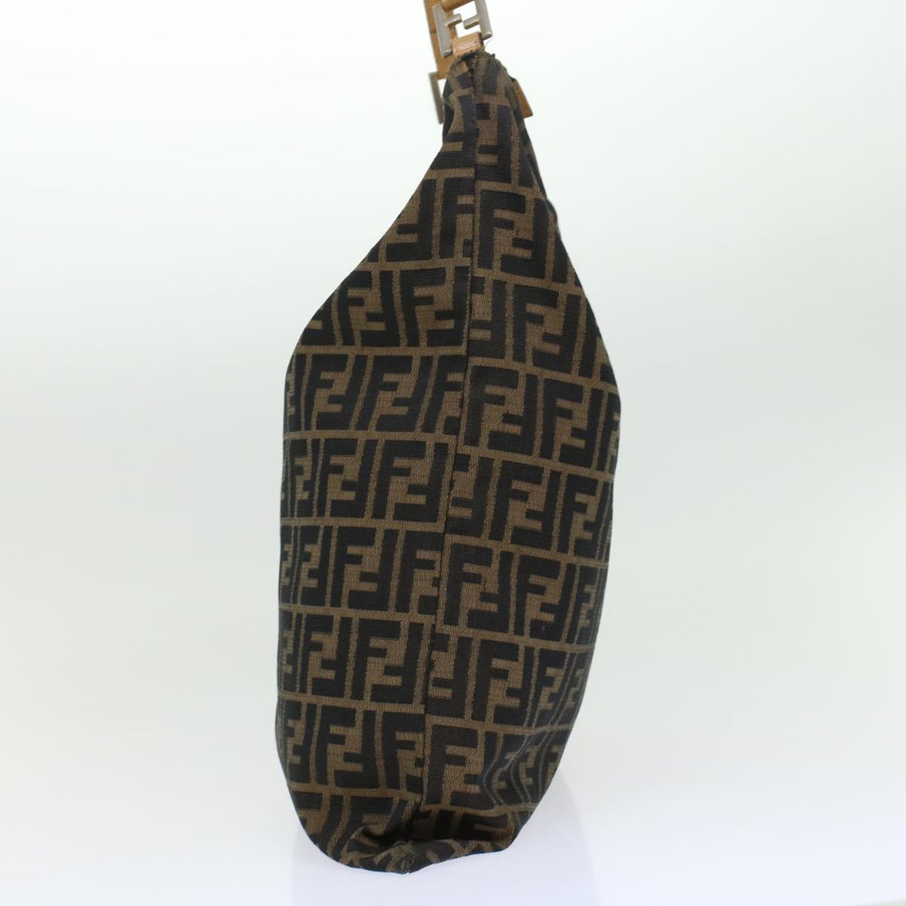 FENDI Zucca Canvas Hand Bag 2Set Black Brown 45973