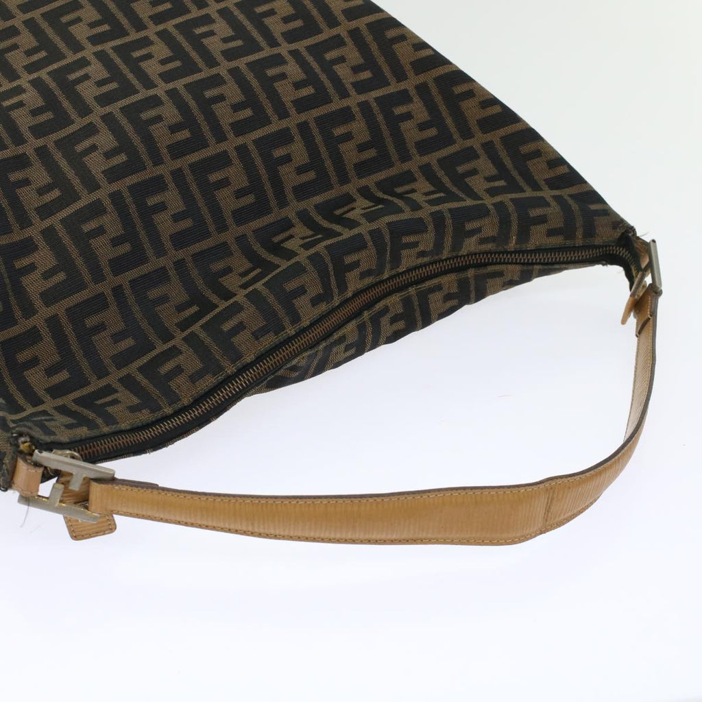 FENDI Zucca Canvas Hand Bag 2Set Black Brown 45973