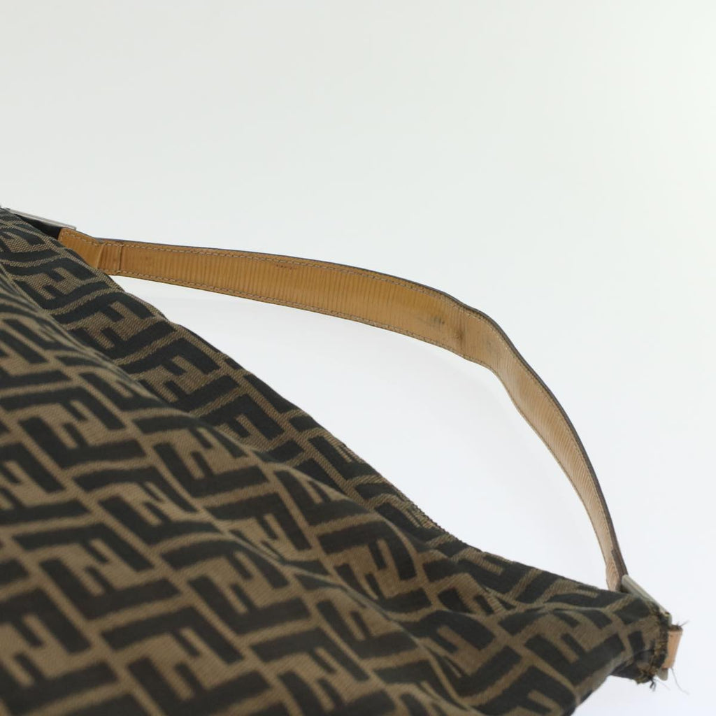 FENDI Zucca Canvas Hand Bag 2Set Black Brown 45973