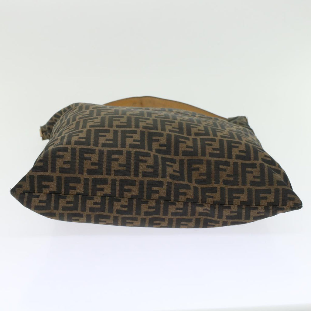 FENDI Zucca Canvas Hand Bag 2Set Black Brown 45973