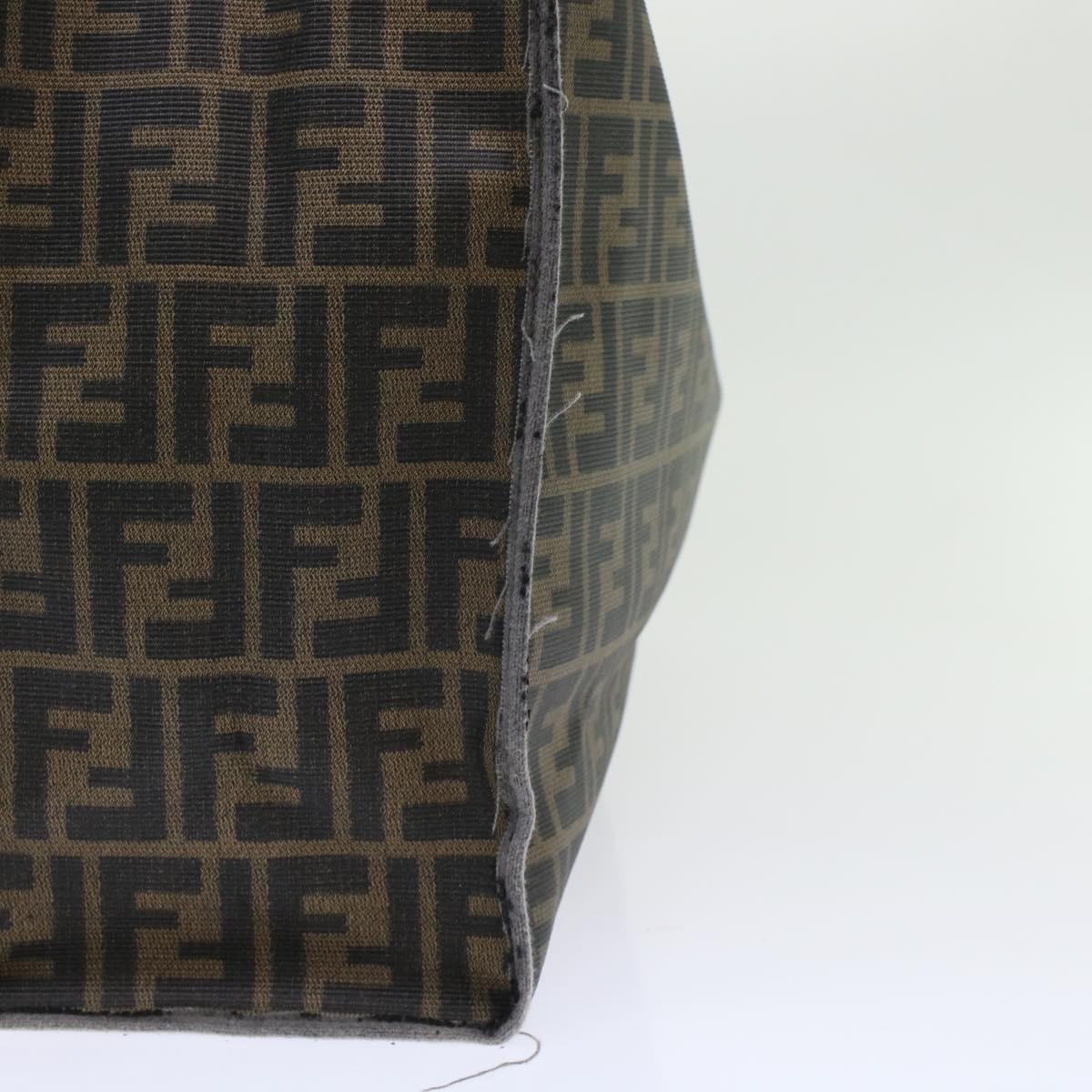 FENDI Zucca Canvas Hand Bag 2Set Black Brown 45973