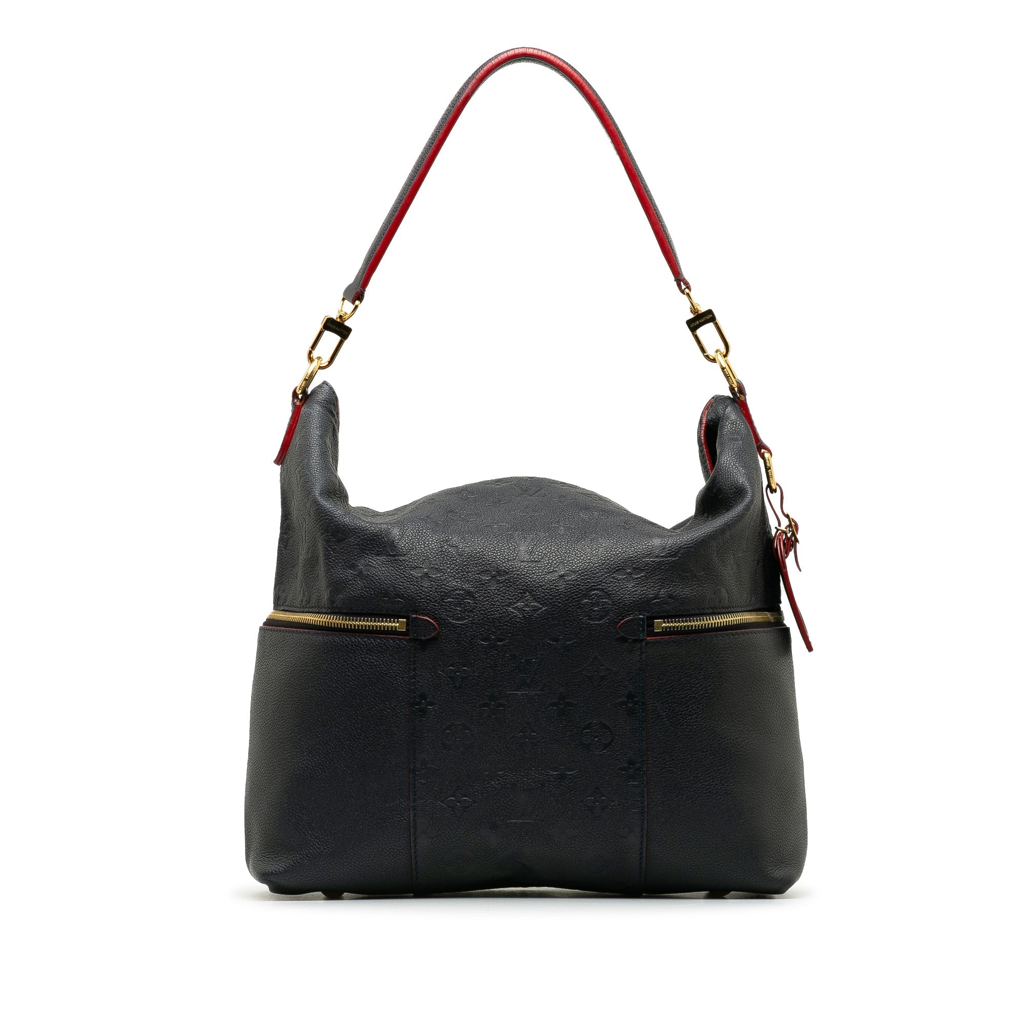 Blue Louis Vuitton Monogram Empreinte Melie Satchel