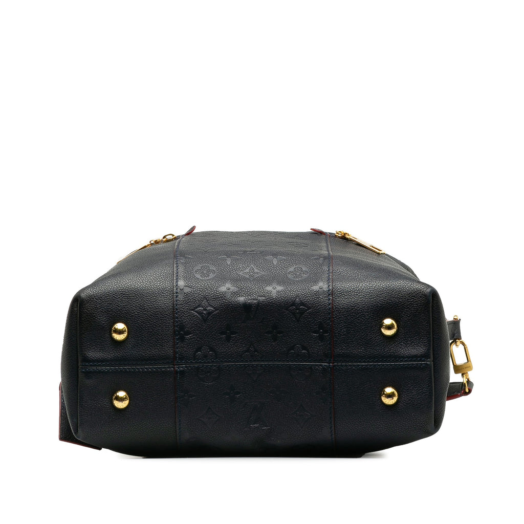 Blue Louis Vuitton Monogram Empreinte Melie Satchel