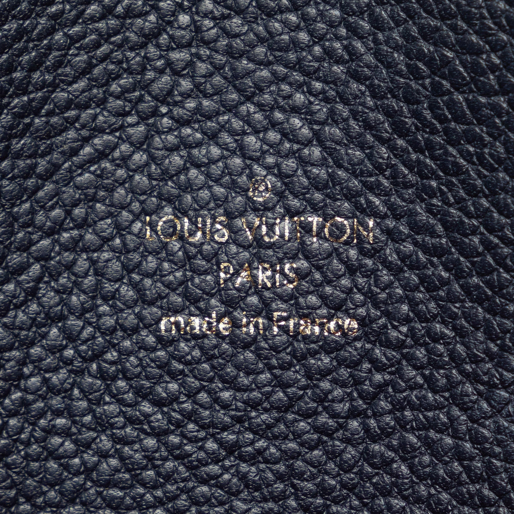 Blue Louis Vuitton Monogram Empreinte Melie Satchel