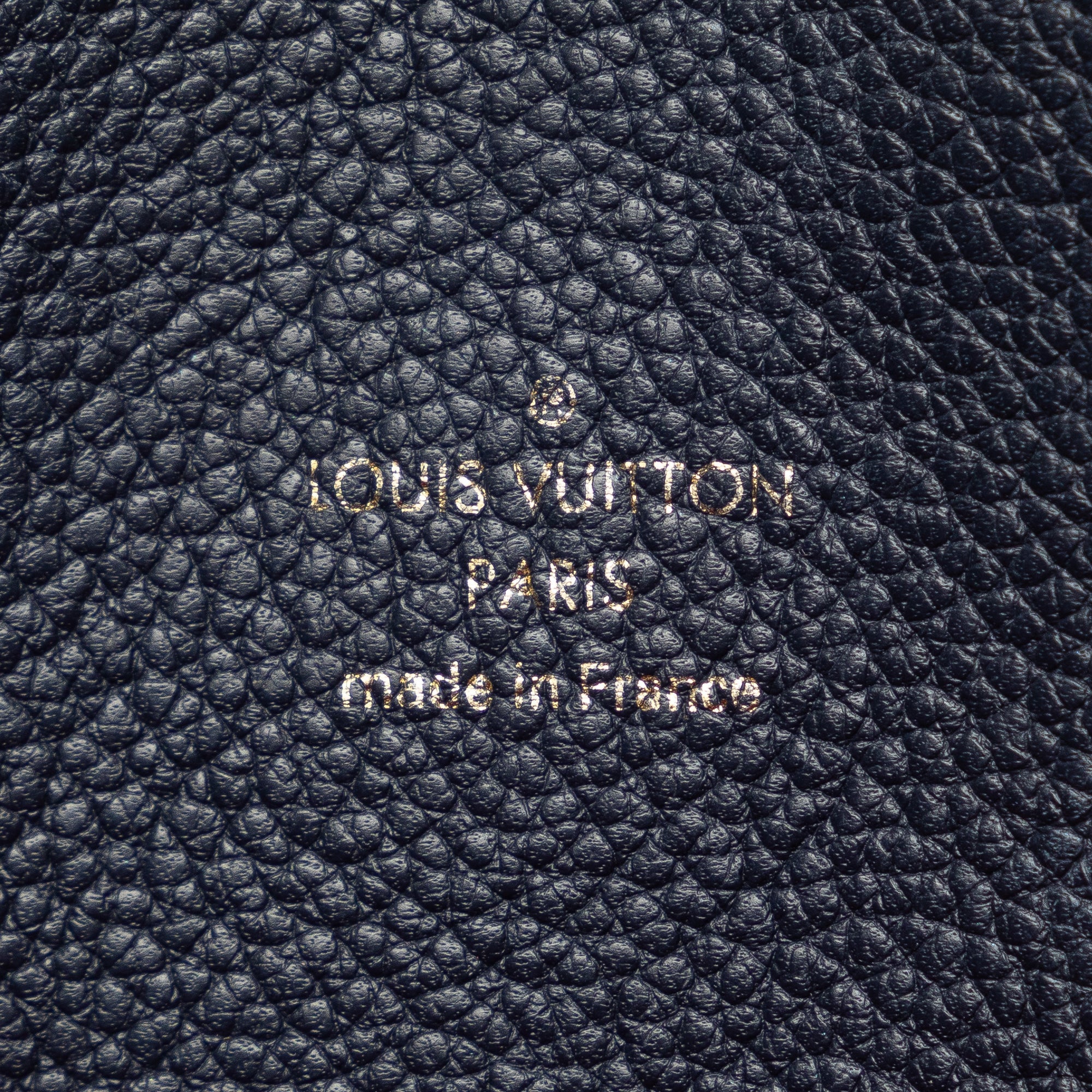Blue Louis Vuitton Monogram Empreinte Melie Satchel
