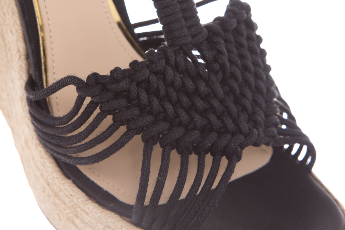 Paloma BarcelÃƒÆ’Ã‚Â³ Black Espadrille SZ 40