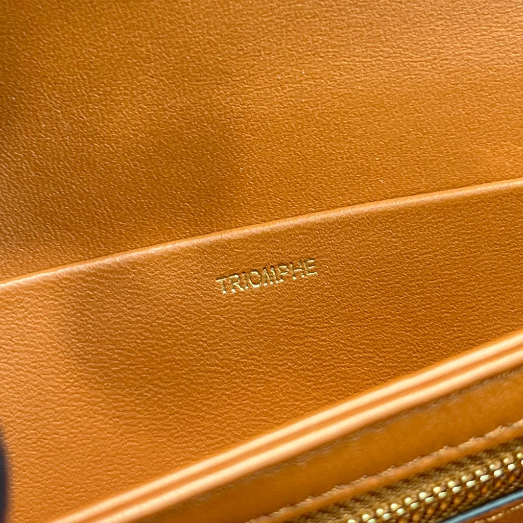 GLAMI Classique Cuir Triomphe Bag Tan For Women 9in/22cm 199223BFN.04LU