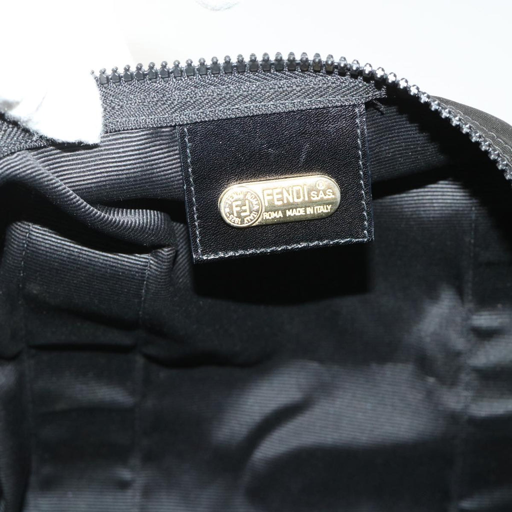 FENDI Boston Bag Nylon 2way Black 46161