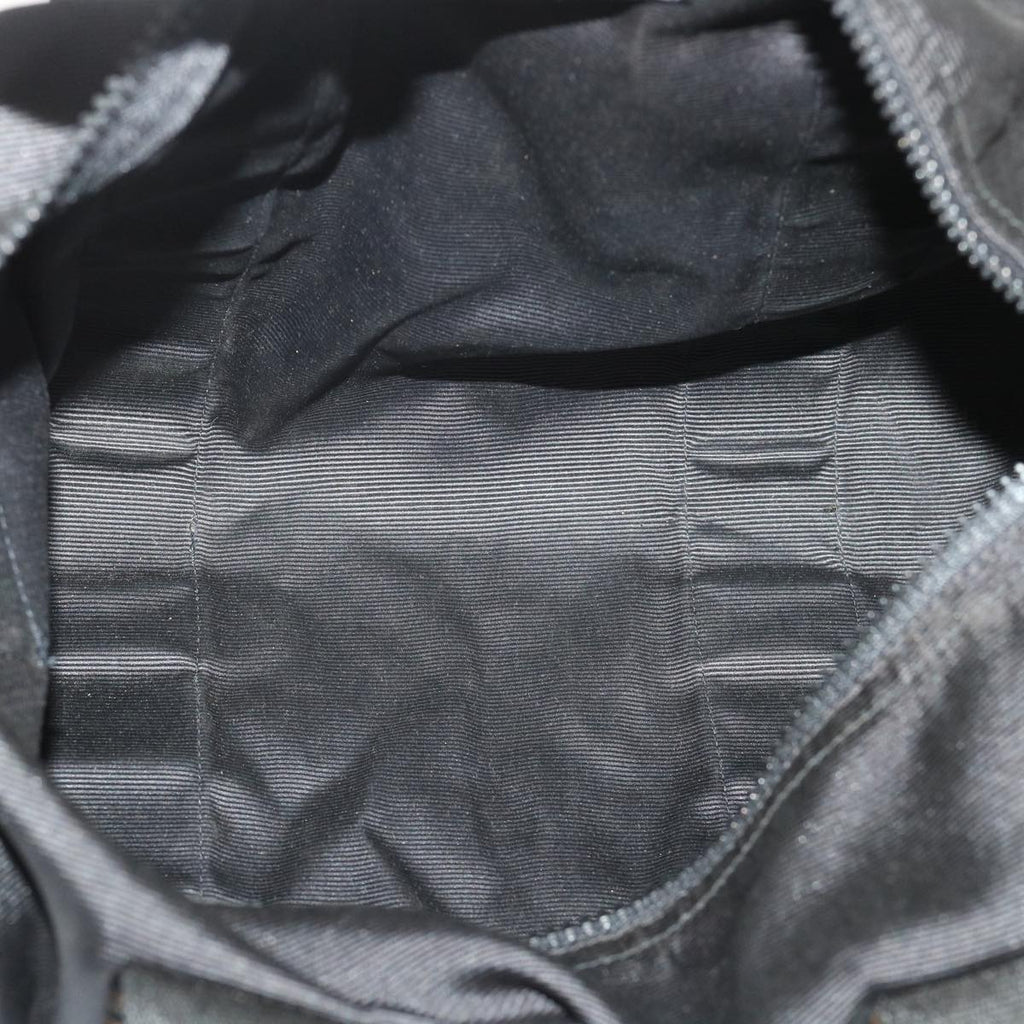 FENDI Boston Bag Nylon 2way Black 46161