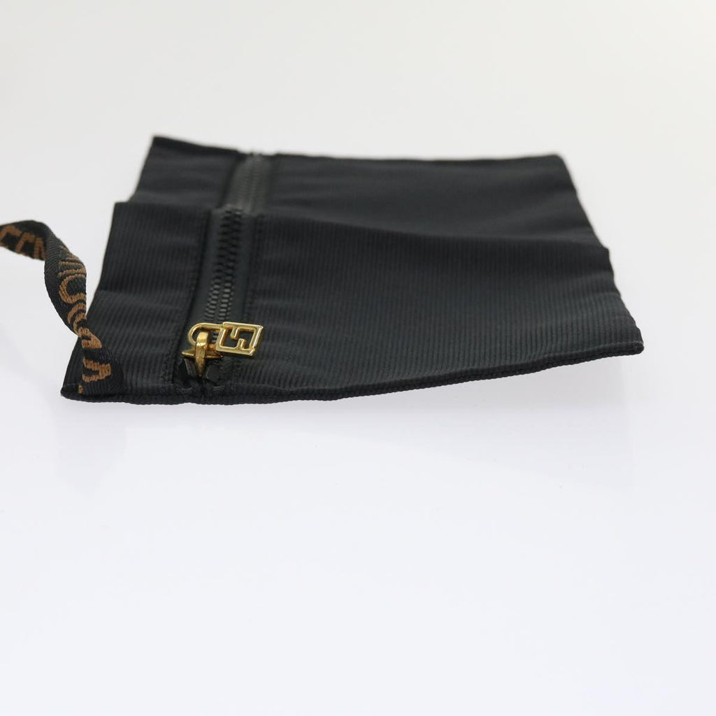 FENDI Boston Bag Nylon 2way Black 46161