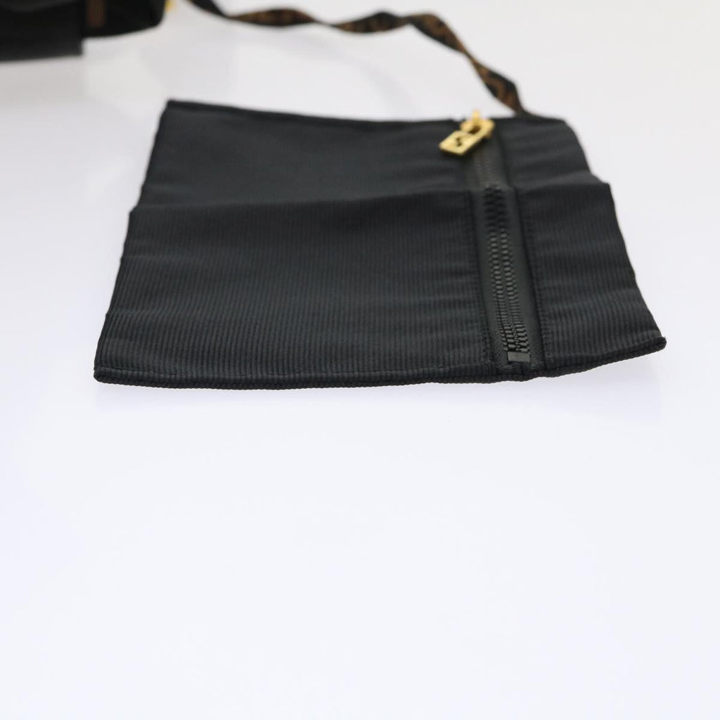FENDI Boston Bag Nylon 2way Black 46161