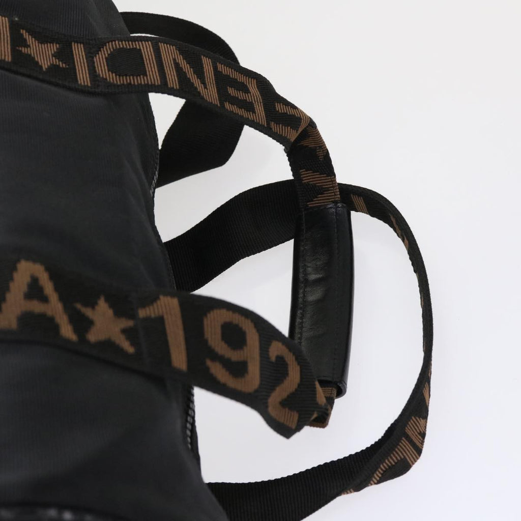 FENDI Boston Bag Nylon 2way Black 46161