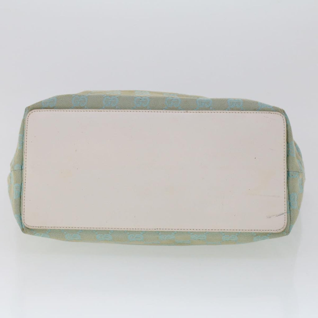 GUCCI GG Canvas Tote Bag Light Blue 46308
