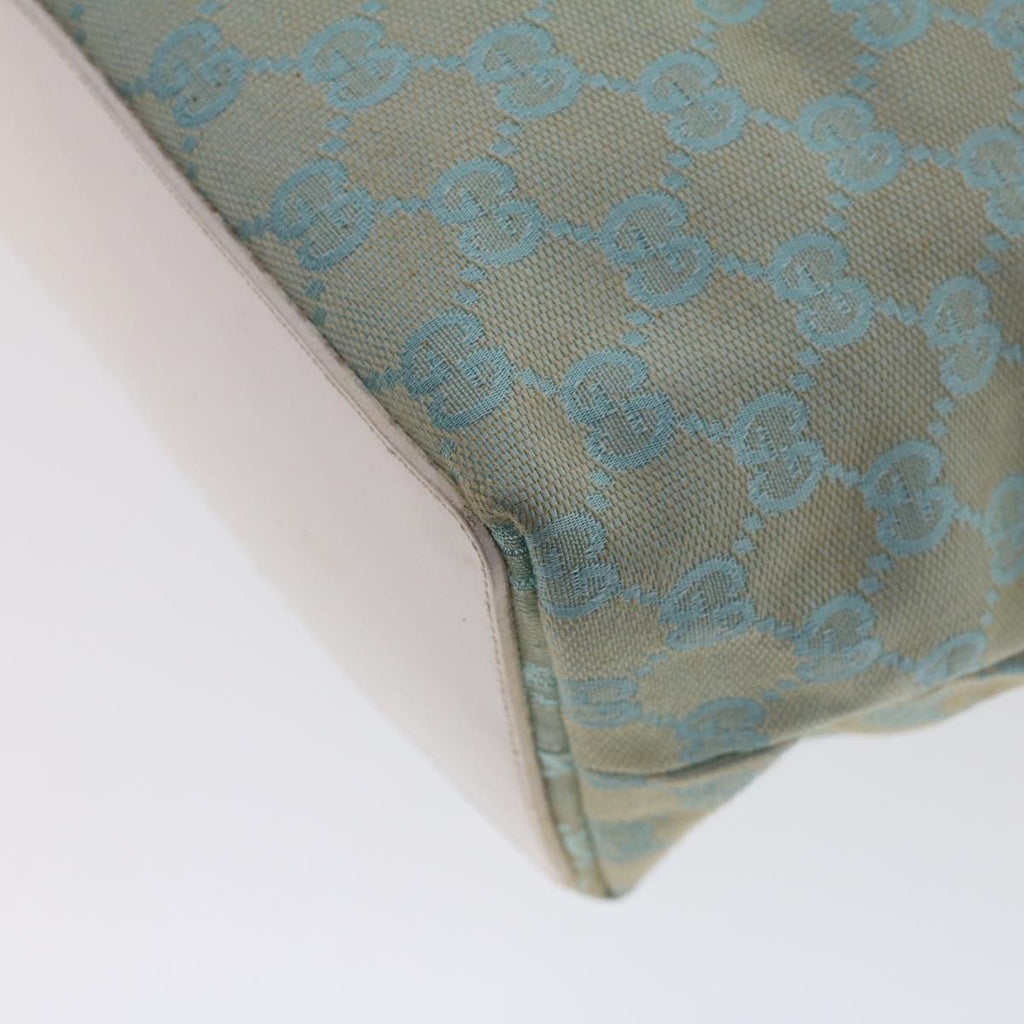 GUCCI GG Canvas Tote Bag Light Blue 46308