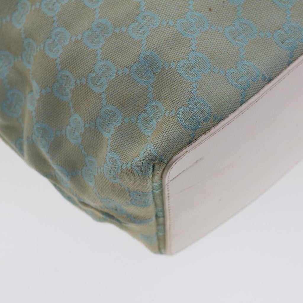 GUCCI GG Canvas Tote Bag Light Blue 46308
