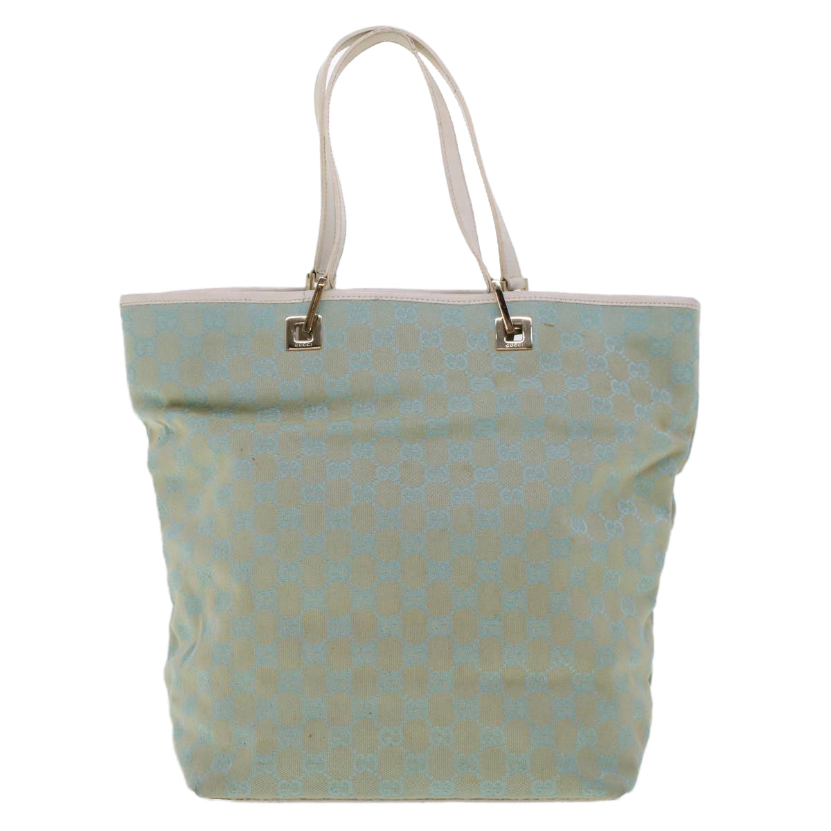 GUCCI GG Canvas Tote Bag Light Blue 46308