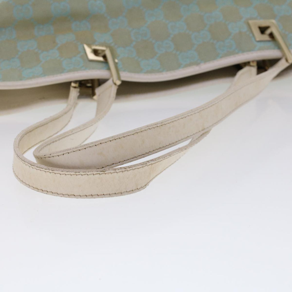 GUCCI GG Canvas Tote Bag Light Blue 46308
