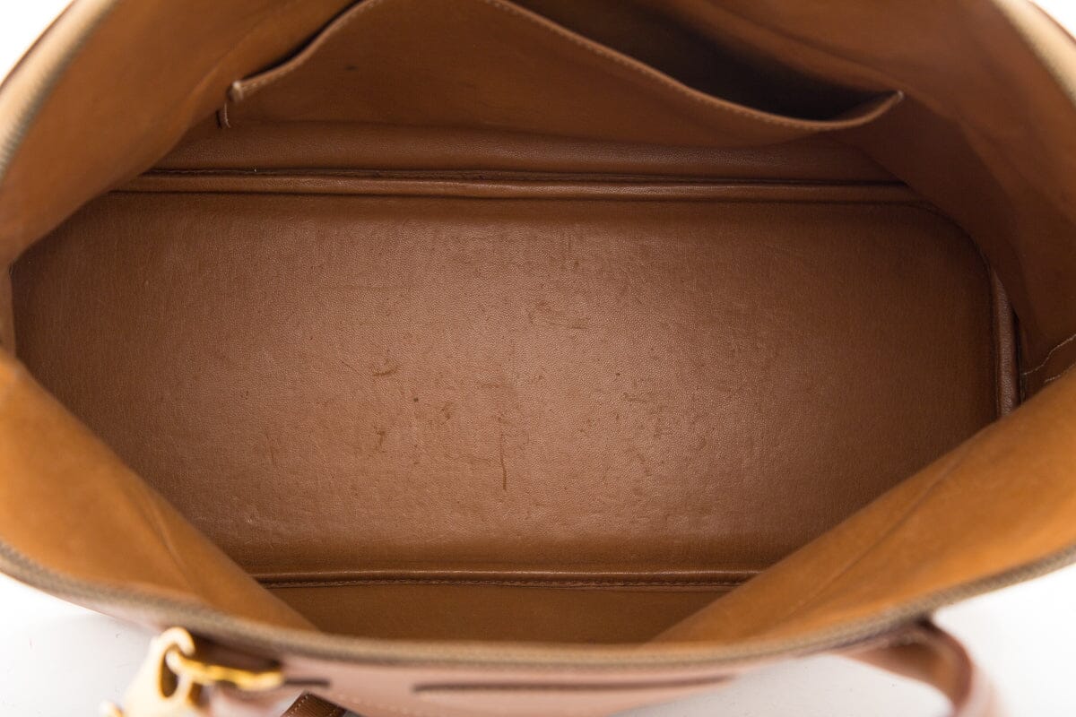 HermÃƒÆ’Ã‚Â¨s Brown Bolide 35cm Handbag
