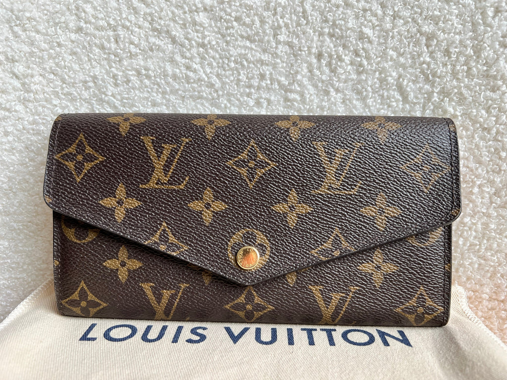 Louis Vuitton Sarah Wallet in Monogram and Brown  (RRP £485)