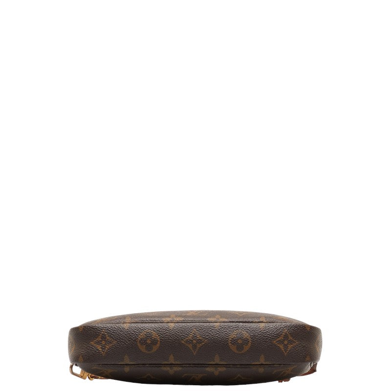 Louis Vuitton Monogram Pochette Accessory Shoulder Bag Brown PVC Leather  Louis Vuitton