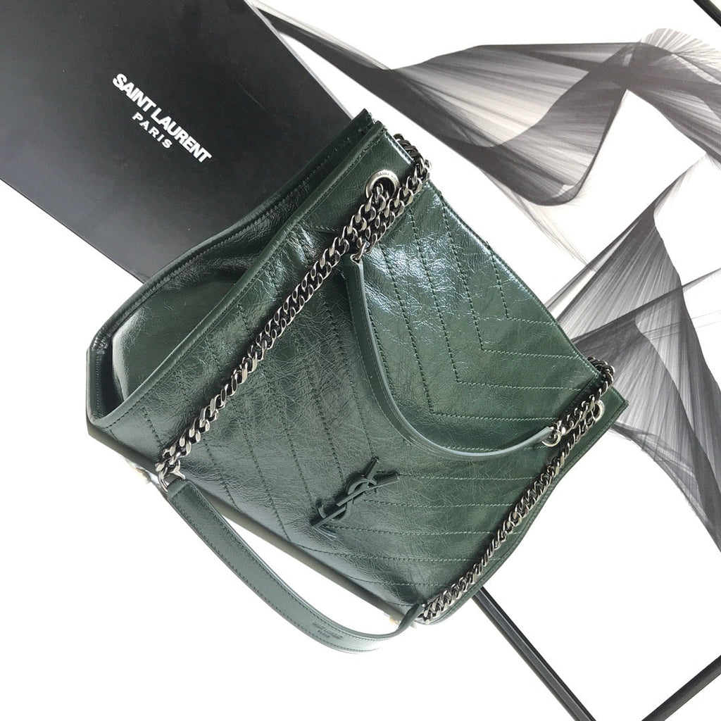 GLAMI Niki MeGLAMIum Shopping Bag Green For Women 12.6in/32cm YSL