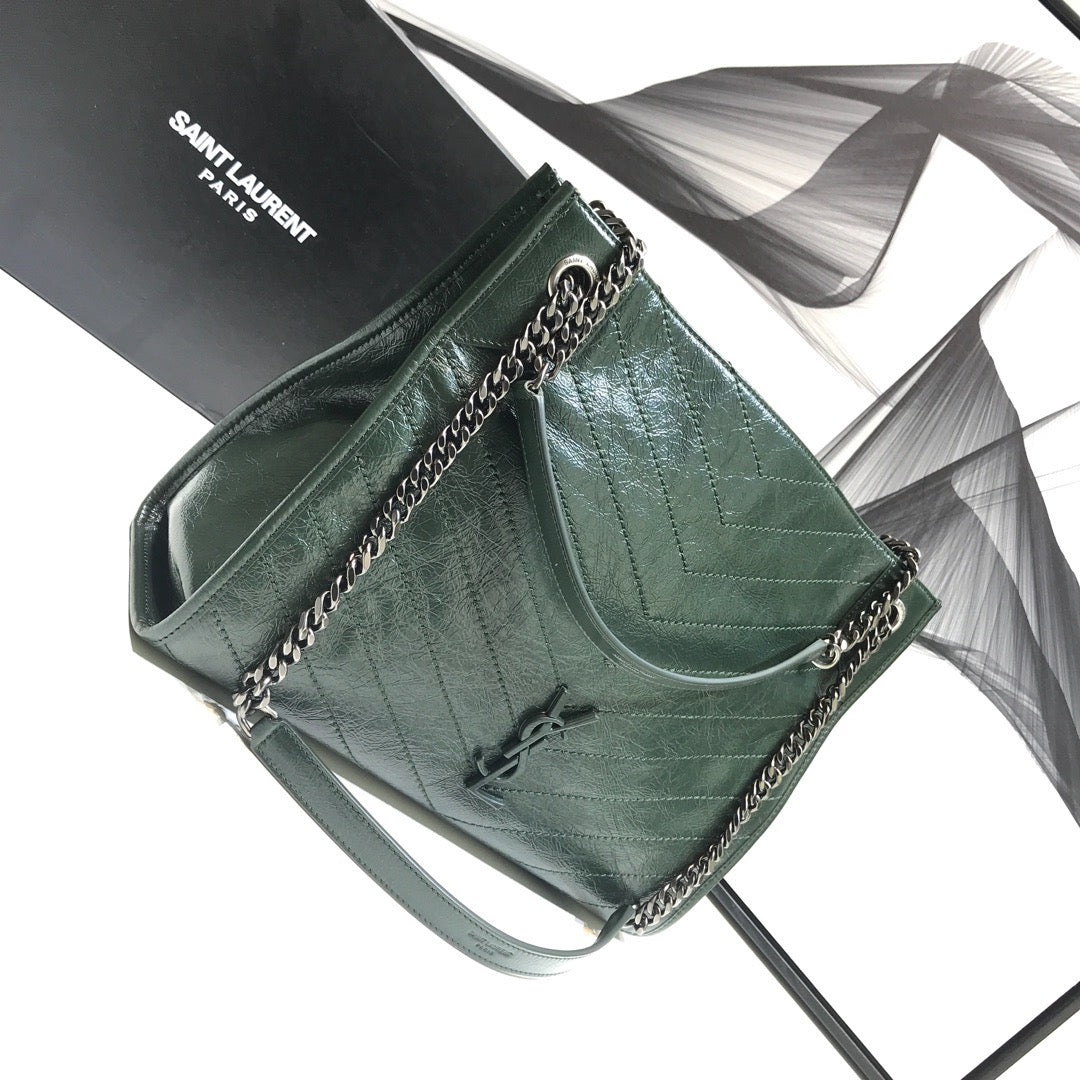 GLAMI Niki MeGLAMIum Shopping Bag Green For Women 12.6in/32cm YSL