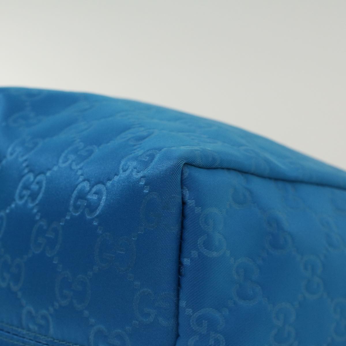 GUCCI GG Canvas Tote Bag Blue 46671