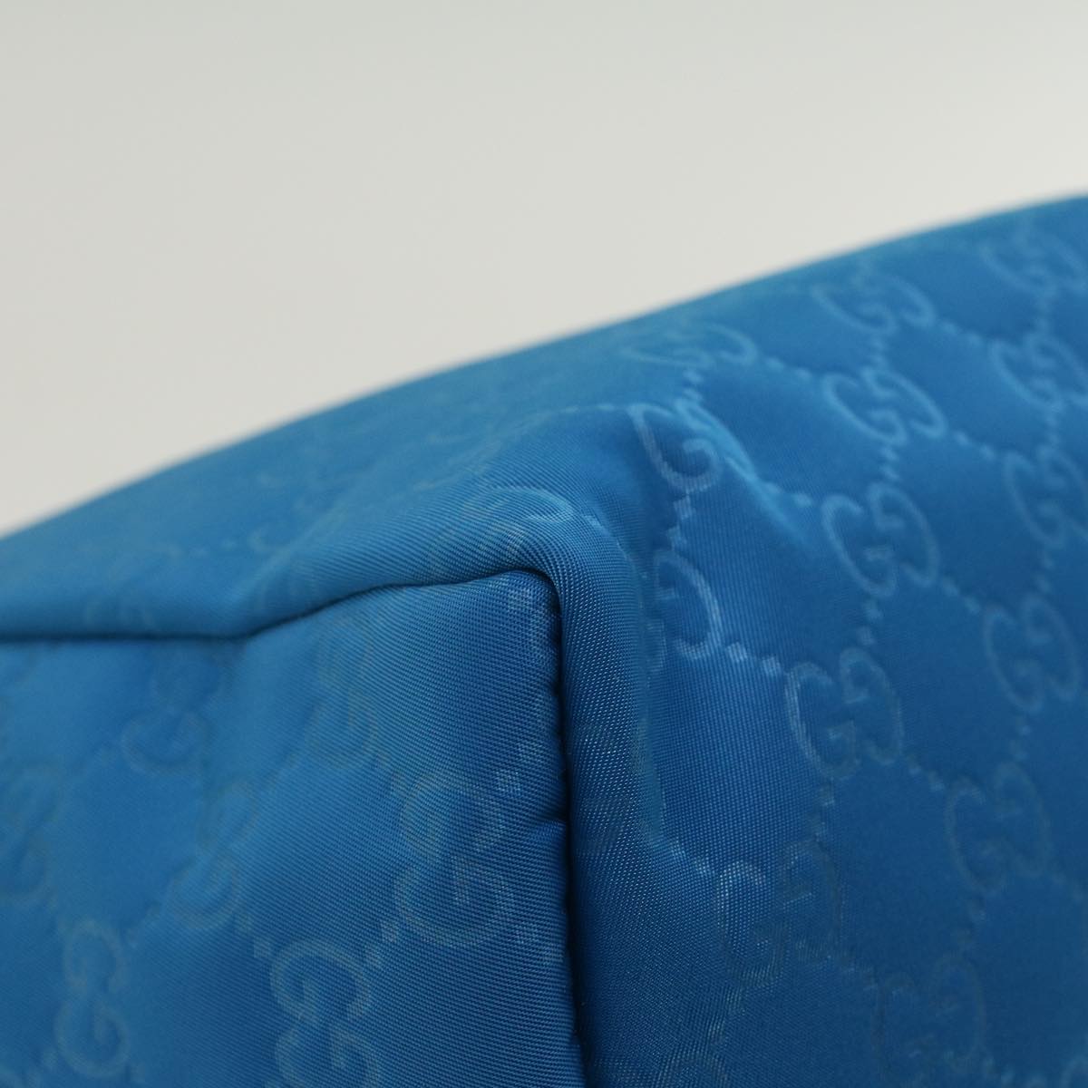 GUCCI GG Canvas Tote Bag Blue 46671