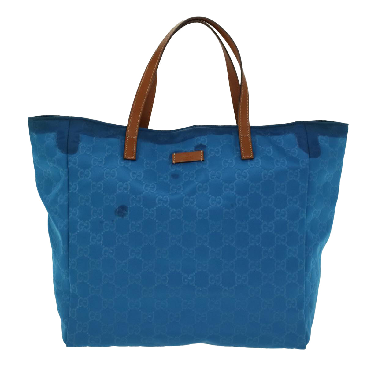 GUCCI GG Canvas Tote Bag Blue 46671