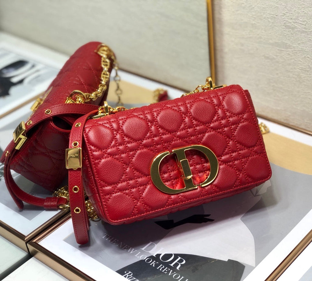 GLAMI Small Caro Bag Red For Women, WomenÃ¢â‚¬â„¢s Handbags, Shoulder Bags, Crossbody Bags 20cm/8in CD