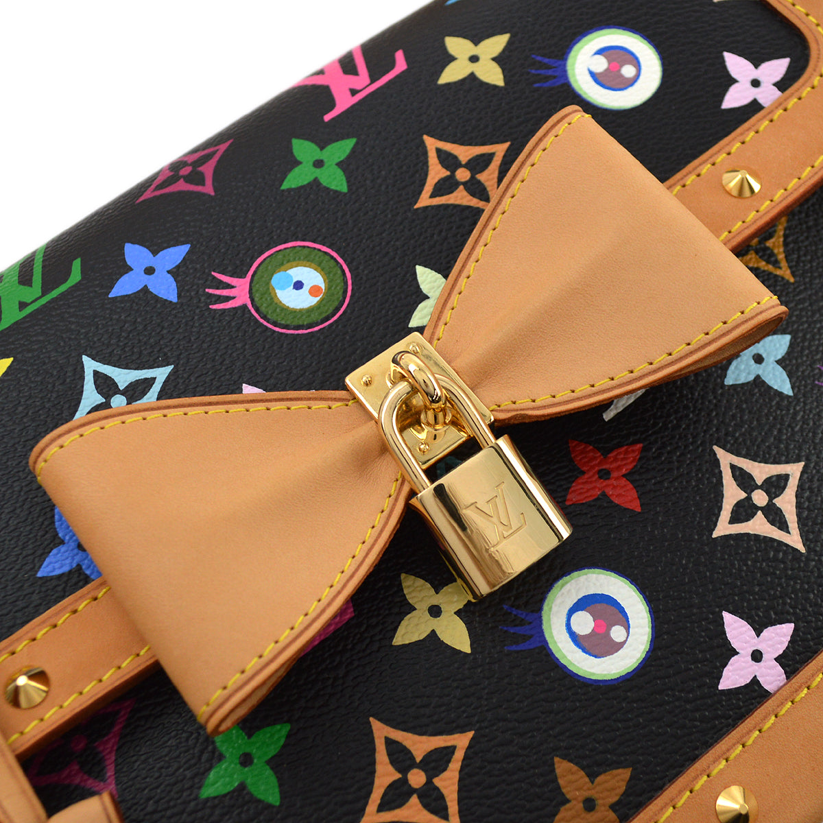 Louis Vuitton Black Eye Love Monogram Sac Lava Handbag M92050
