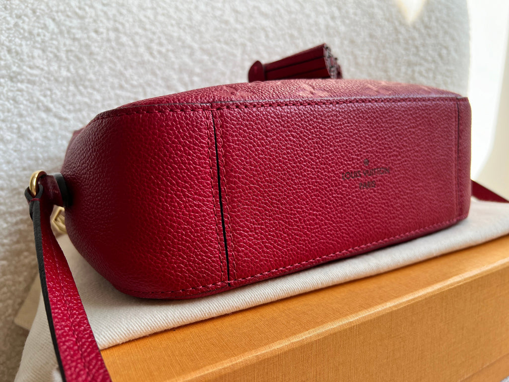 Louis Vuitton Saintonge Red Empreinte (RRP £1520)
