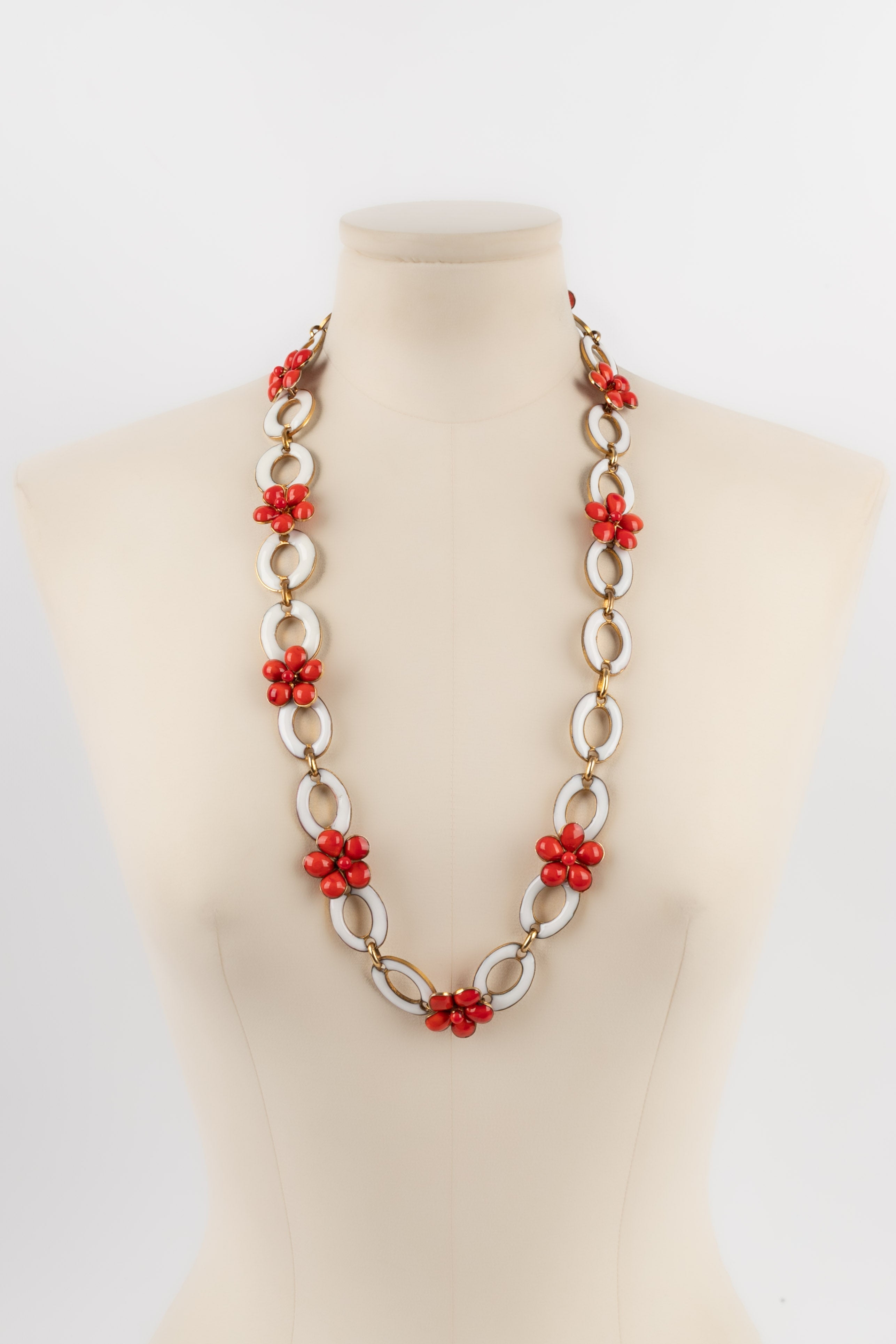 Collier en pÃƒÆ’Ã‚Â¢te de verre Gripoix