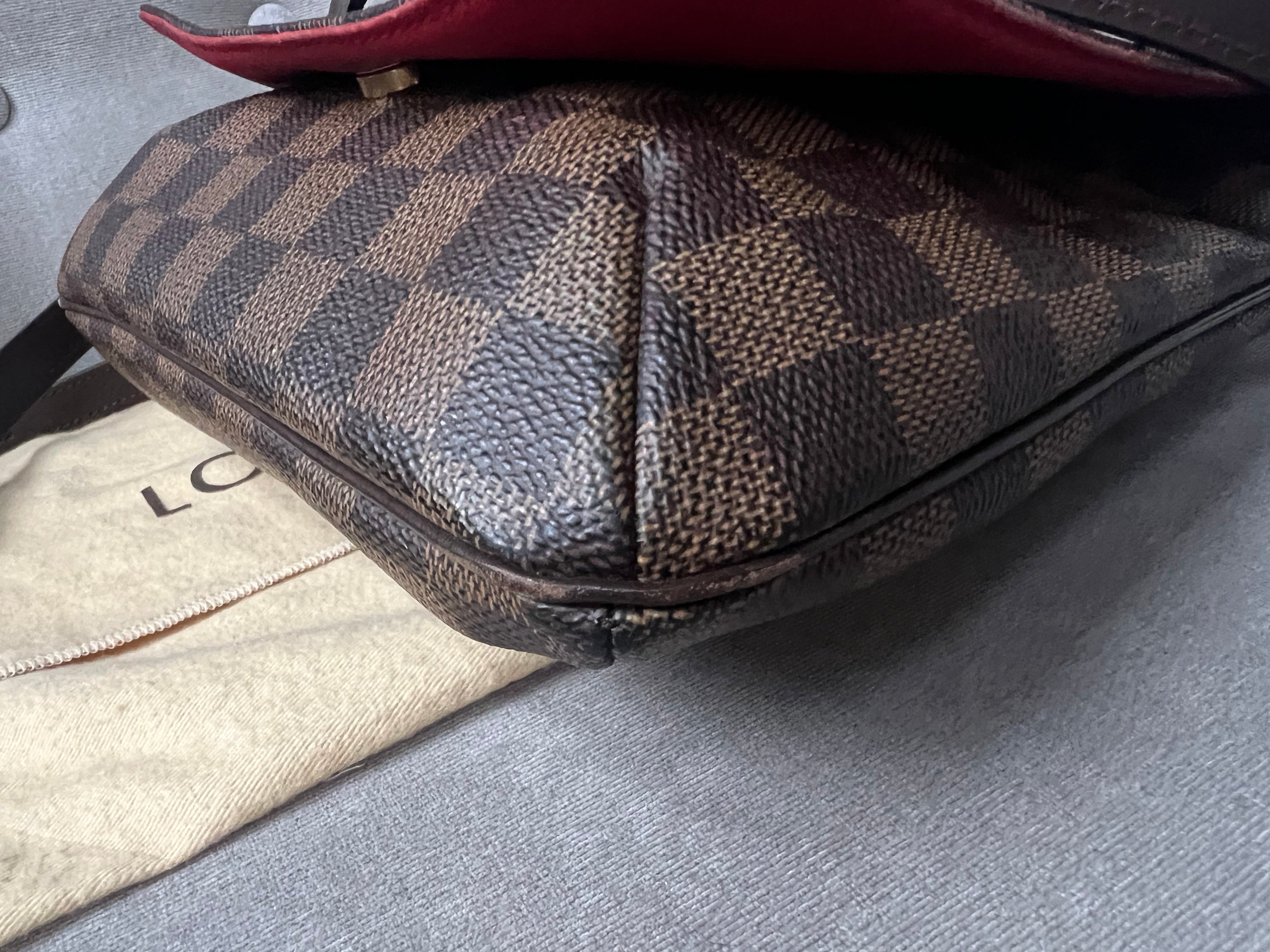 Louis Vuitton Musette Salsa PM (long strap version) Damier Ebene