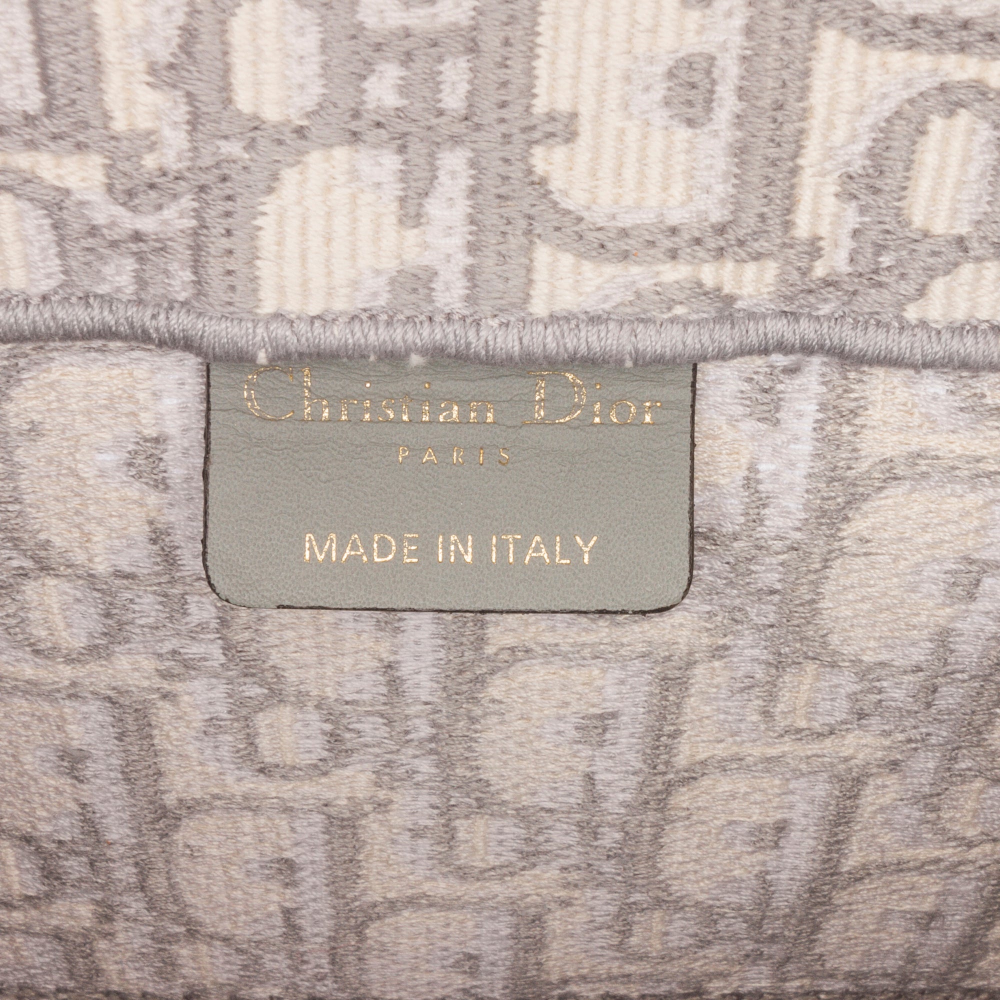 Dior Book Tote Medium Grey Oblique Canvas