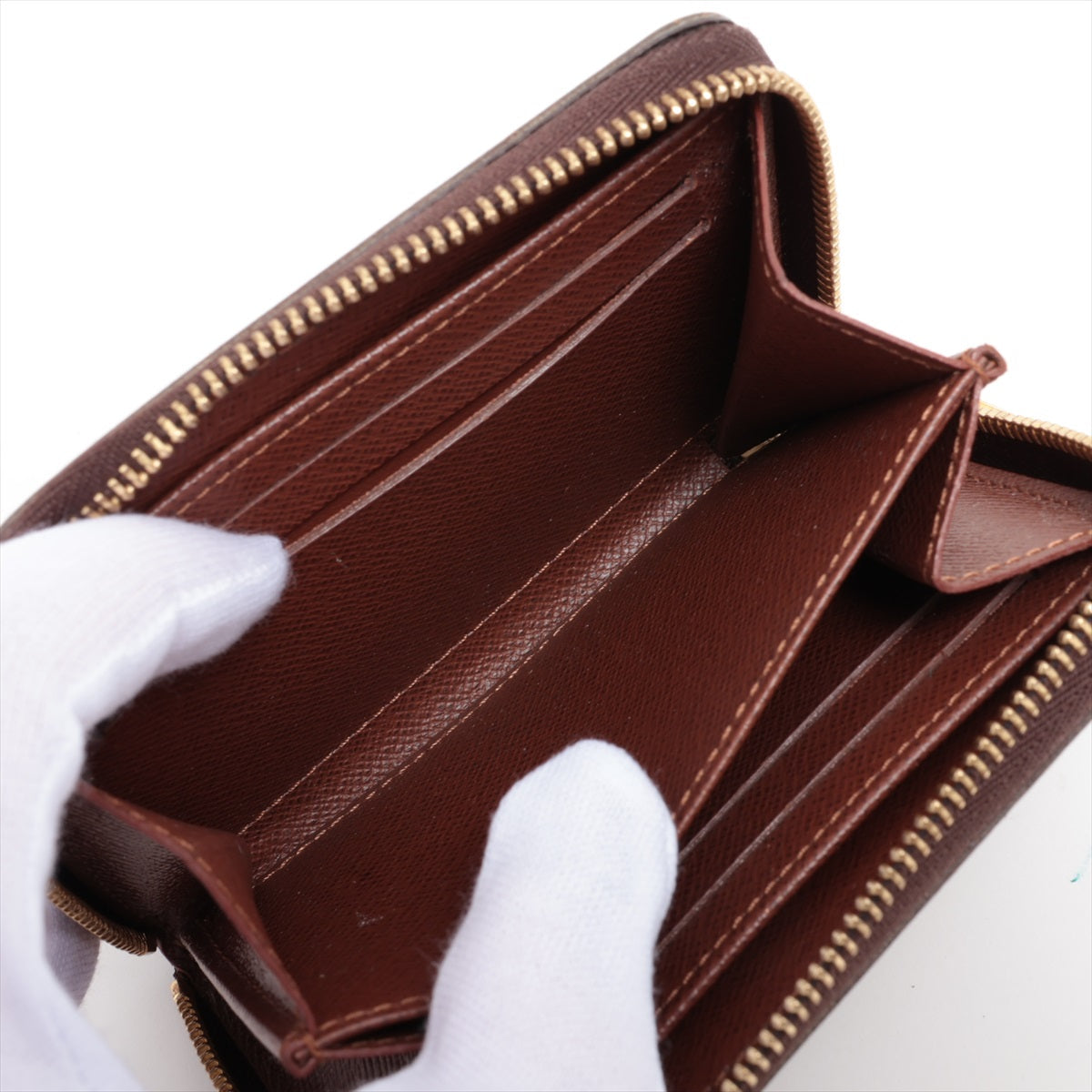 Louis Vuitton Monogram Zippy Coinpace M60067 Brown Coinpace