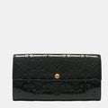 Louis Vuitton Nuit Monogram Vernis Sarah Wallet