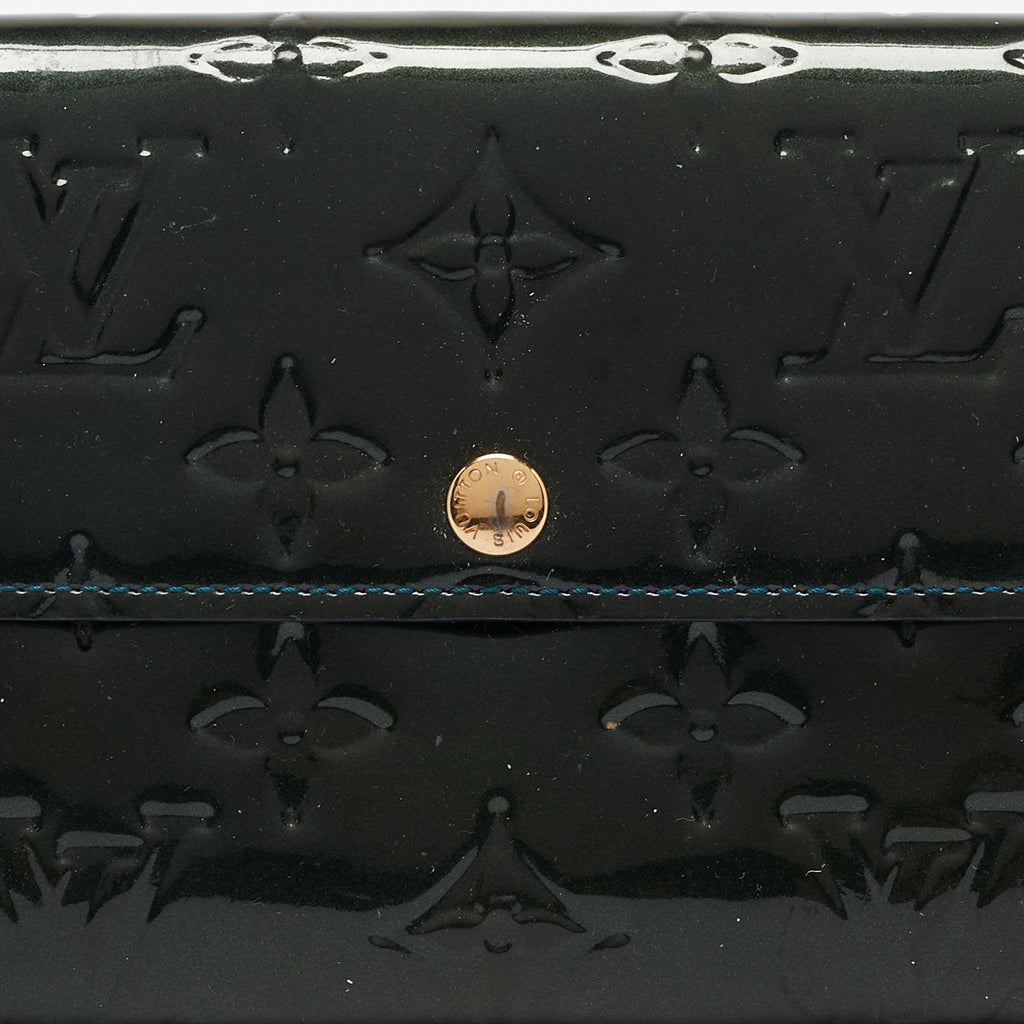 Louis Vuitton Nuit Monogram Vernis Sarah Wallet